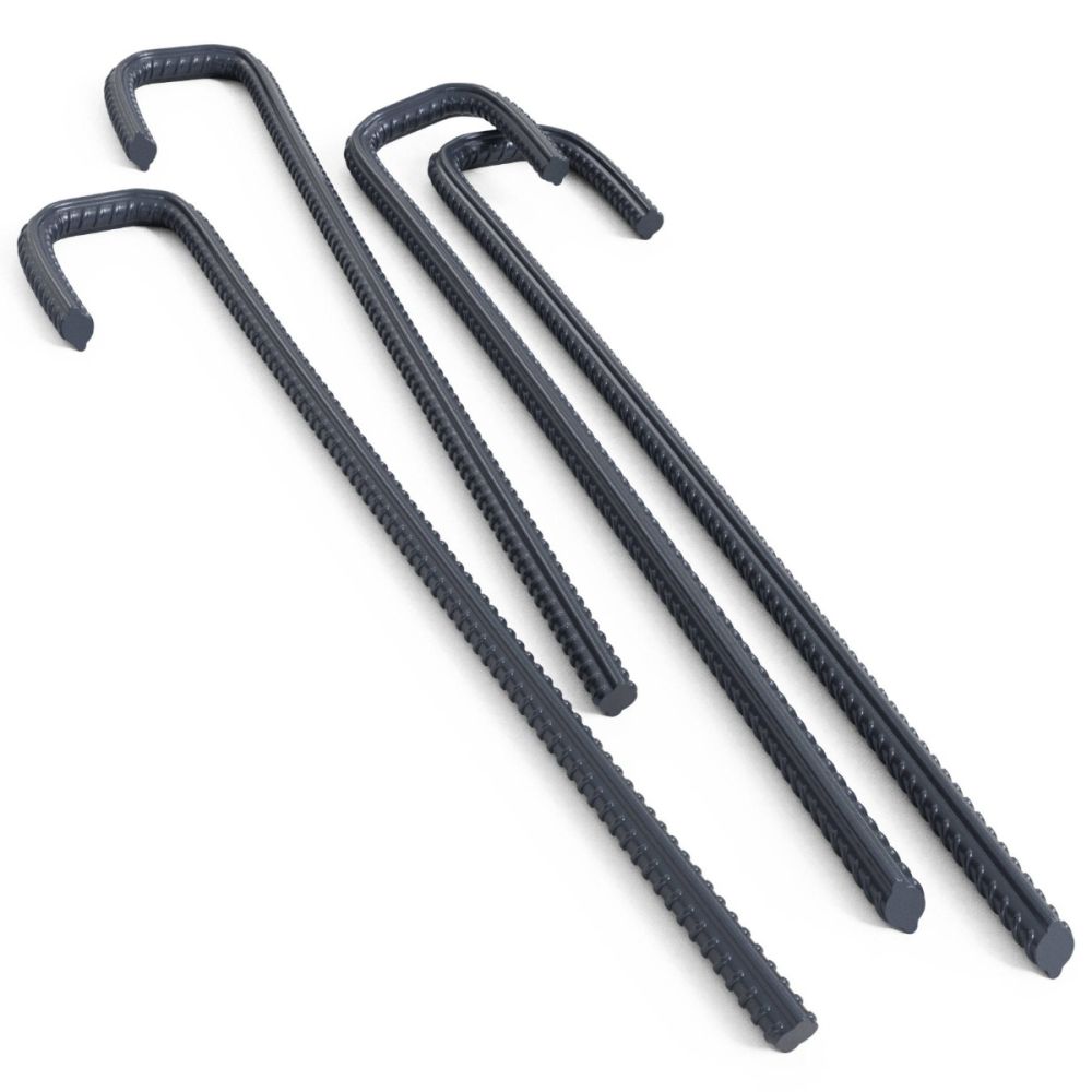 4 Anclaje al suelo giratorio