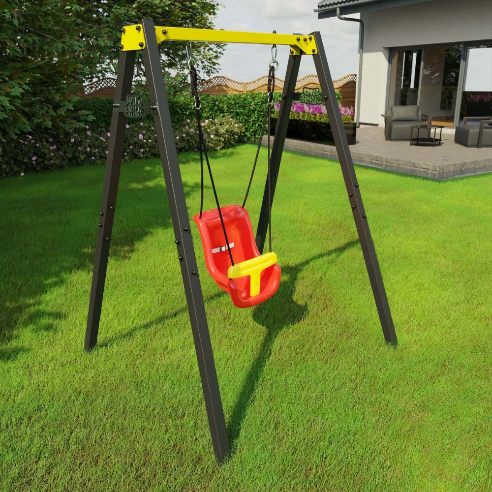 Columpio infantil de exterior con columpio para bebés