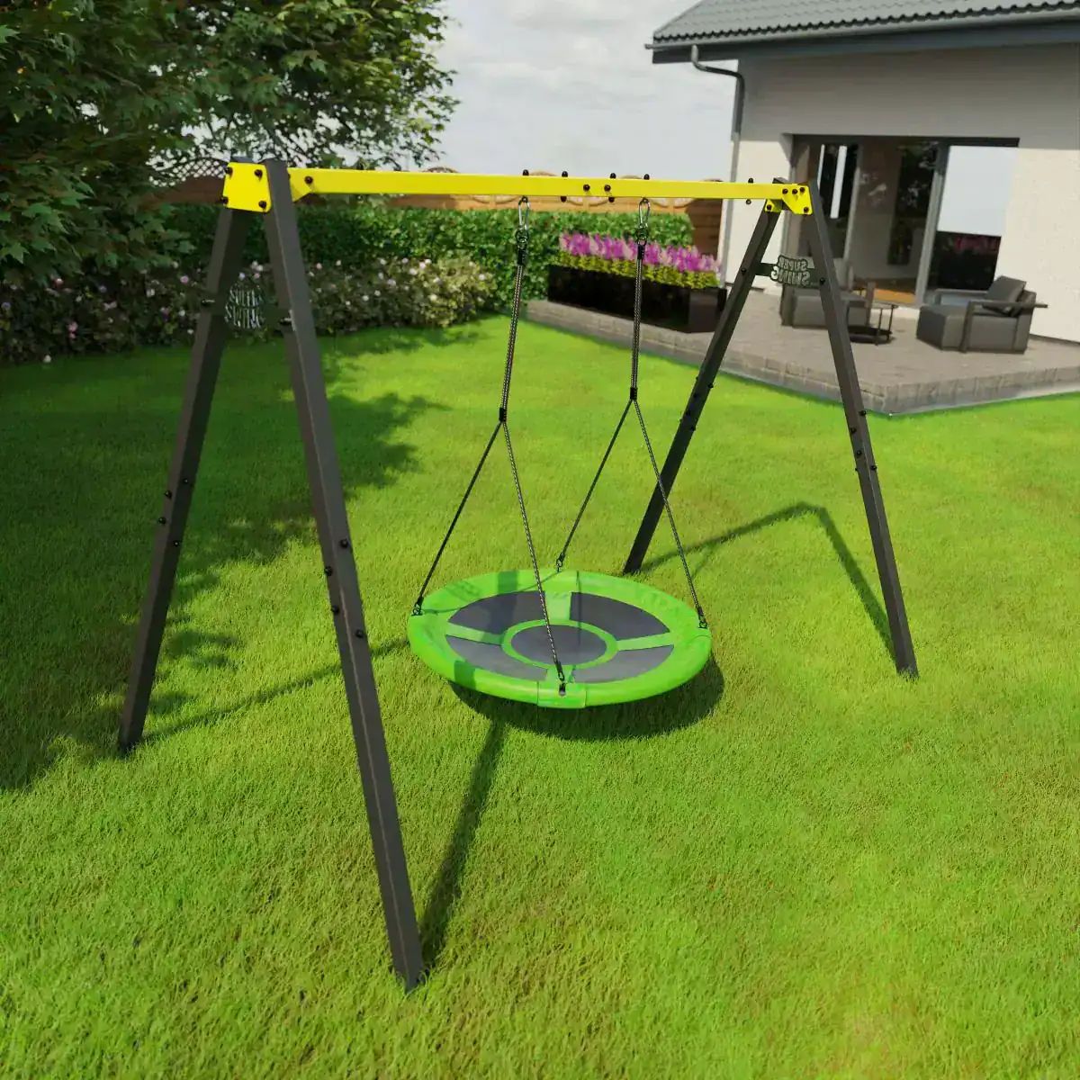 Columpio Infantil De Exterior Con Columpio Nido Y Columpio Bebé